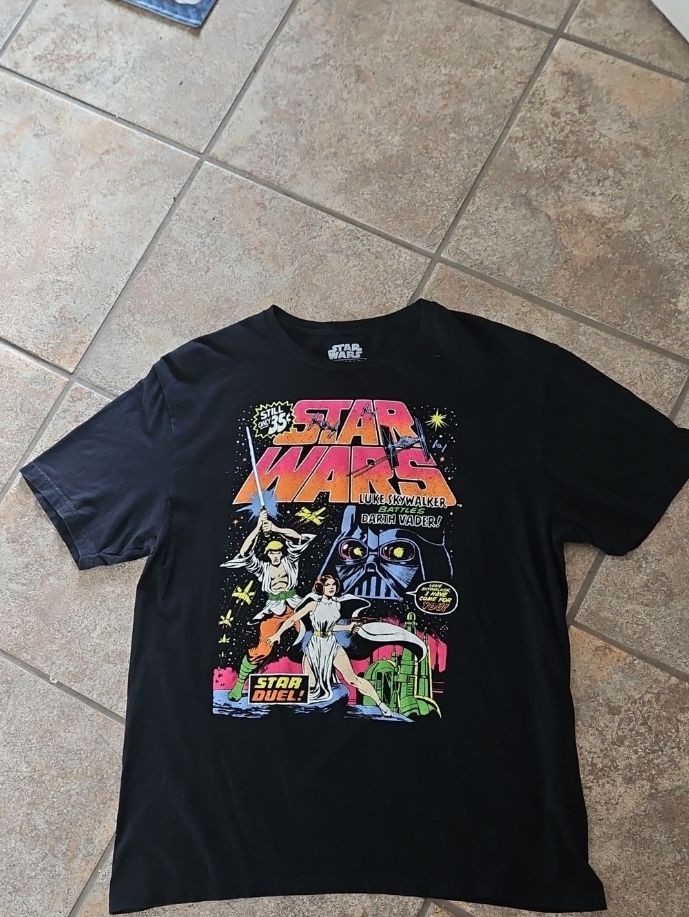 Star Wars Retro Graphic Tee - Black